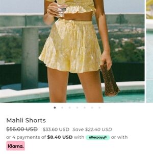 Sabo Skirt Yellow Mahli Shorts